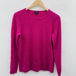 Talbots Womens Size Small Cashmere Long Sleeve Crew Neck Sweater in Pink 2006